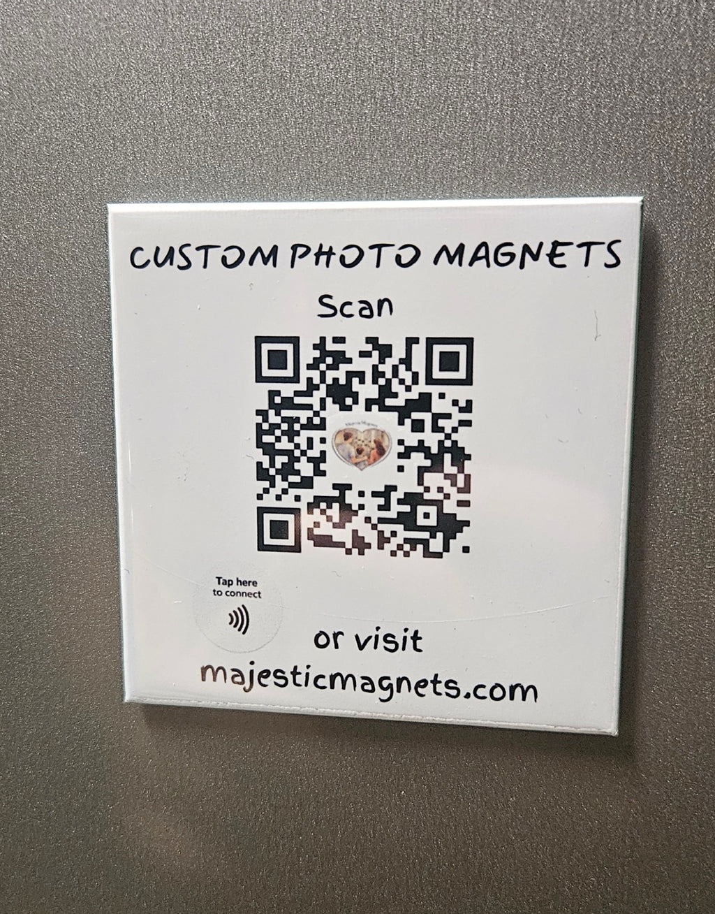 ORIGINAL BARCODE MAGNETS(2.5" x 2.5") (WITH NFC TAG) - SCAN, TAP OR VISIT
